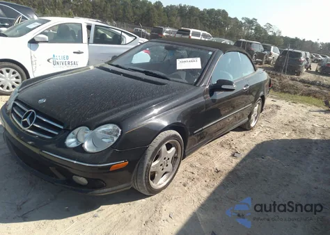 2004 Mercedes-Benz Clk 500 из США, поврежденный, VIN WDBTK75G14T004793